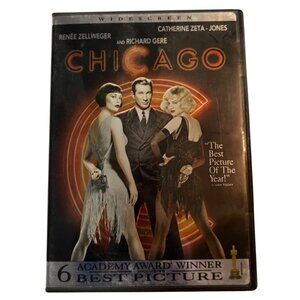 Chicago 2002 DVD Musical Zellweger Zeta-Jones Gere Pre-Owned